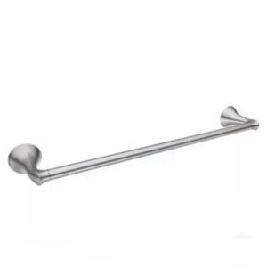 Moen Darcy Towel Bar Silver 18 inch NIB Brushed Nickel Finish